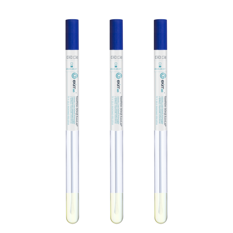 Пробірка транспортна, середовище AMIES, віскоза, пластик, стерильна, 12*150 мм